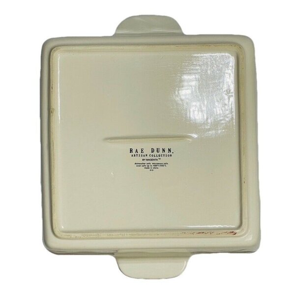 Rae Dunn Artisan Collection Santa Square Ceramic Baking Dish - Picture 5 of 6
